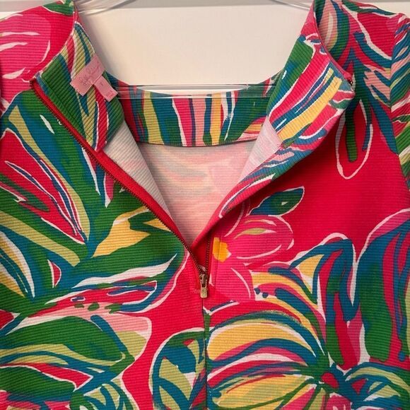 Vintage Lilly Pulitzer Charlene Dress Jungle Tumble Pomegranate - Picture 10 of 10